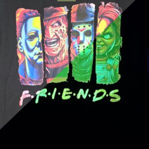 Glowing Horror Friends Tshirt