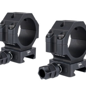 SCOPE RINGS W/ Q-LOC - BLACK, MEDIUM, FITS 35MM TUBES, 1.1"H