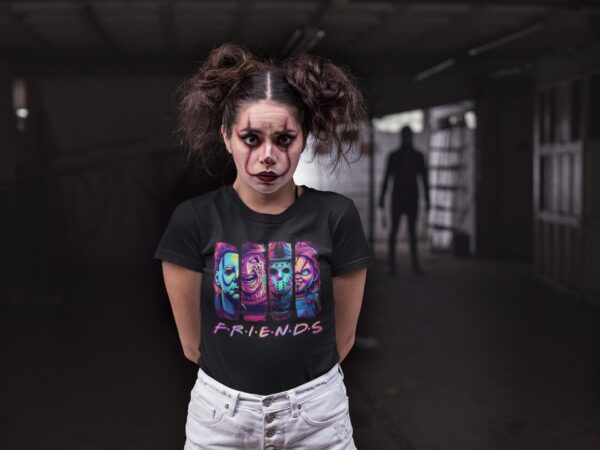 Glowing Horror Friends Tshirt - Image 2